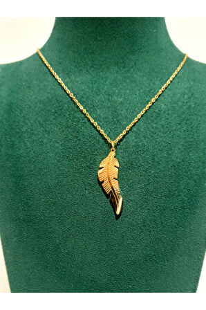 Monalisa Home Gold Renk Lüks Figürlü Gösterişli Kolye