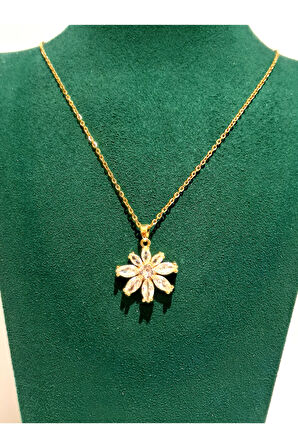 Monalisa Home Gold Renk Lüks Figürlü Gösterişli Kolye