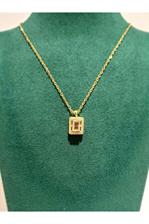 Monalisa Home Gold Renk Lüks Figürlü Gösterişli Kolye