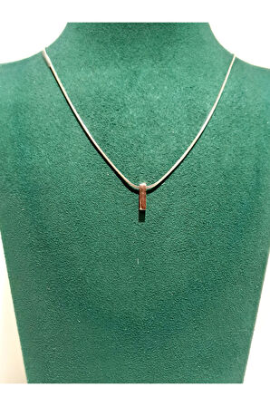 Monalisa Home Gümüş Renk Lüks Figürlü Gösterişli Harf Kolye