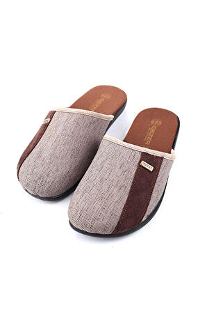 Monalisa Home Lüks Gösterişli Kahverengi 45 Numara Terlik