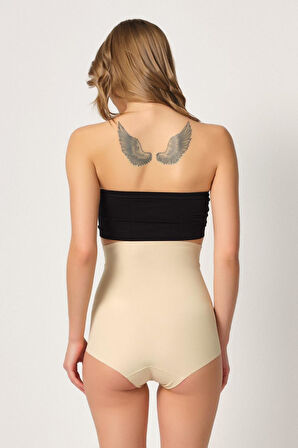 TEN MI Emay 2920 Yüksek Bel Karın Desteklı Slip Lazer Korse