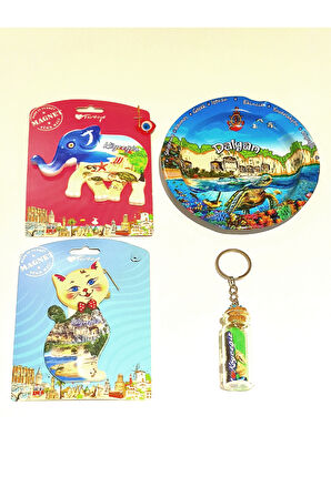 Monalisa Home Farklı Model Desenli Renkli Kültürel Hediyelik