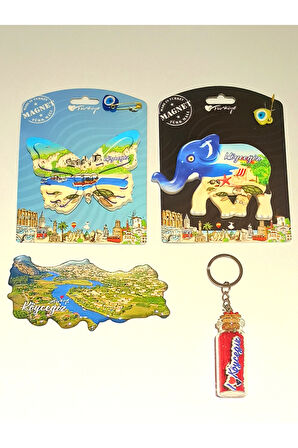 Monalisa Home Farklı Model Desenli Renkli Kültürel Hediyelik