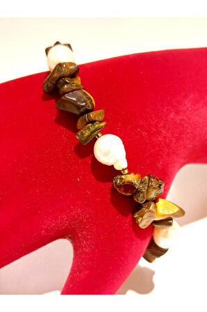 Monalisa Home  Lüks Gösterişli Renkli Doğal Taş Bileklik