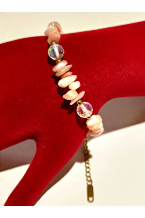 Monalisa Home  Lüks Gösterişli Renkli Doğal Taş Bileklik