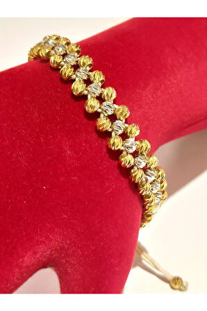 Monalisa Home Gold Renk Lüks Figürlü Gösterişli  Bileklik