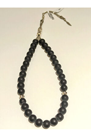 Monalisa Home Siyah Renk Lüks Gösterişli Mat Tesbih