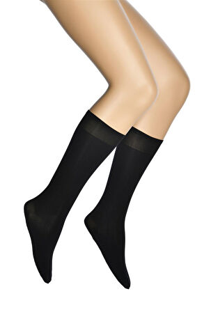 Monalisa Home Gösterişli Siyah Renk Kalın Rahat Elastik Masaj Çorap