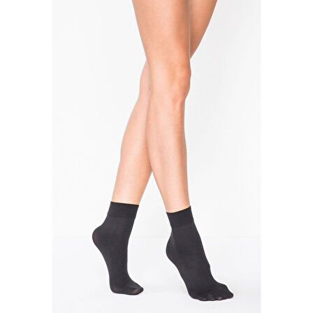 Monalisa Home Gösterişli Siyah Renk Rahat Elastik Soket Çorap