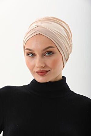 Monalisa Home  Şık 3 Bantlı Bone Krem Renkli