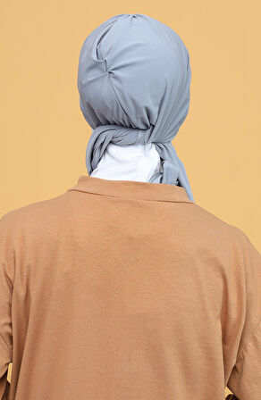 Monalisa Home Şık Büzgülü  Gri Renkli Bone