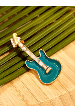 Monalisa Home Mor Çiçek  Figürlü Broş