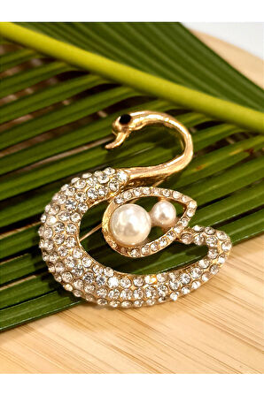 Monalisa Home Tavus Kuşu Figürlü Broş