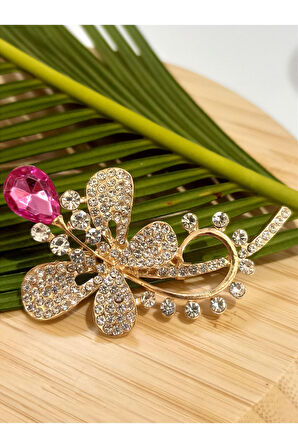 Monalisa Home Çiçek Figürlü Broş