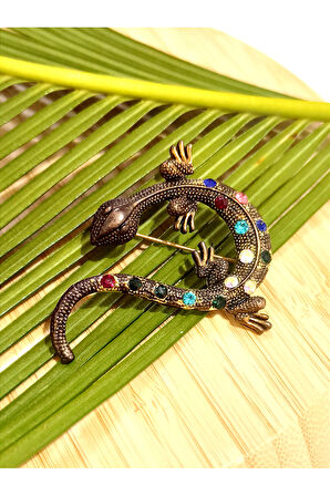 Monalisa Home Keltenkle Figürlü Broş