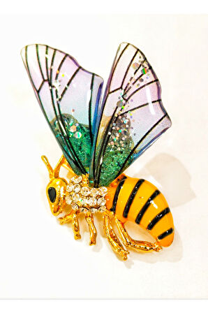 Monalisa Home Arı Figürlü Broş