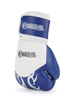 TİTAN SPORT MAVİ BEYAZ İŞLEMELİ BOKS ELDİVENİ