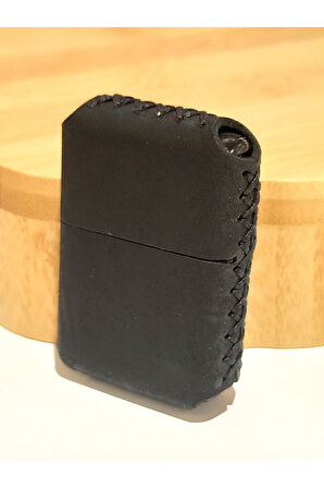 Monalisa Home Renkli Gerçek Deri Kılıflı Özel Tasarım Benzinli Çakmak