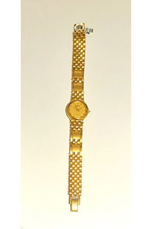 Monalisa Home Gold Renk Lüks Gösterişli Parlak Zarif kadın Saat