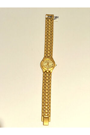 Monalisa Home Gold Renk Lüks Gösterişli Parlak Zarif kadın Saat