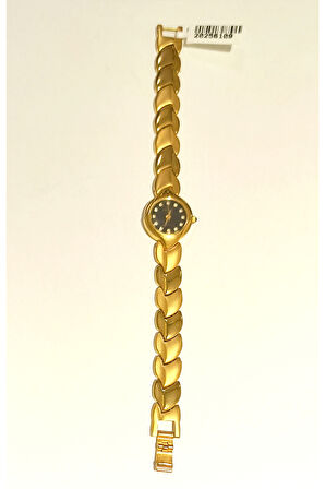 Monalisa Home Gold Renk Lüks Gösterişli Parlak Zarif kadın Saat