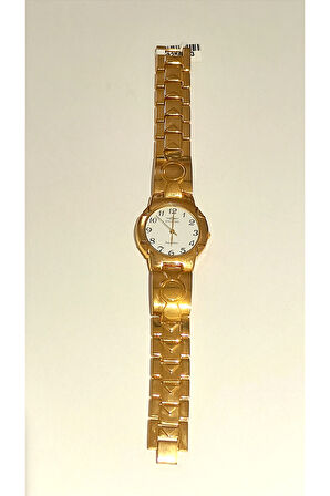 Monalisa Home Gold Renk Lüks Gösterişli Parlak Zarif kadın Saat