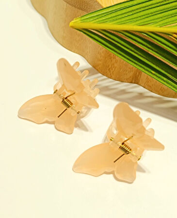 Monalisa Home 2 Li 4.5 cm  Renkli Lüks Kelebek Toka