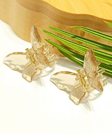 Monalisa Home 2 Li 4.5 cm  Renkli Lüks Kelebek Toka