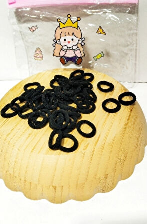 Monalisa Home Gösterişli Siyah Renk Küçük Çoklu Lastik