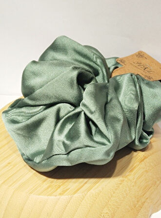 Monalisa Home Gösterişli Açık Yeşil Renk Büyük Esnek Lastik Toka