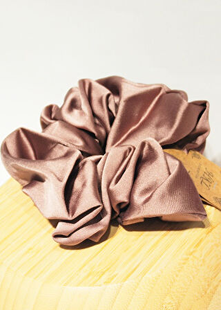 Monalisa Home Gösterişli Gül Kurusu Renk Büyük Esnek Lastik Toka