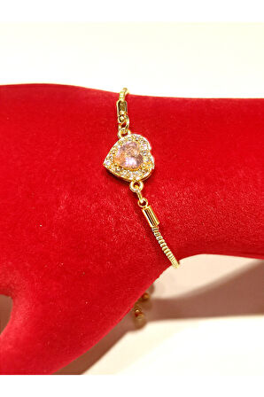 Monalisa Home Gold Renk Lüks Figürlü Gösterişli Ayarlanabilir Bileklik