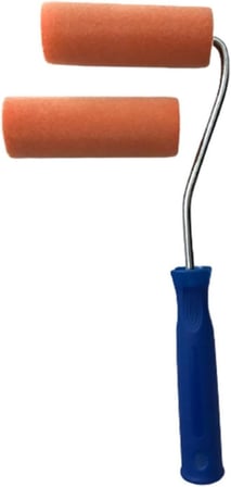 Iz Bırakmayan Kadife Kaplı Rulo Set + 2 Adet Kadife Kaplı Rulo 10 Cm + Rulo Sapı 27 Cm Tek Ebat Unisex