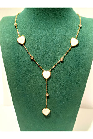 Monalisa Home Renkli Lüks Figürlü Gösterişli   Çelik Y Kolye