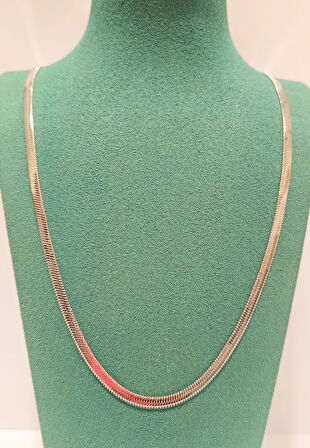 Monalisa Home Lüks Gösterişli Parlak Zincir Çelik Erkek Kolye