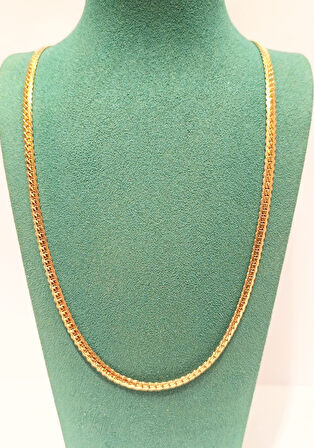 Monalisa Home Lüks Gösterişli Parlak Zincir Çelik Erkek Kolye