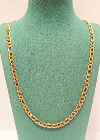 Monalisa Home Lüks Gösterişli Parlak Zincir Çelik Erkek Kolye