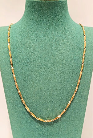 Monalisa Home Lüks Gösterişli Parlak Zincir Çelik Erkek Kolye