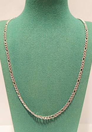 Monalisa Home Lüks Gösterişli Parlak Zincir Çelik Erkek Kolye