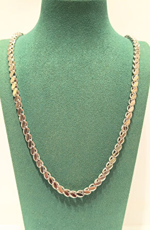 Monalisa Home Lüks Gösterişli Parlak Zincir Çelik Erkek Kolye