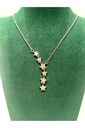 Monalisa Home Gold Renk Lüks Gösterişli Figürlü Çelik Kolye