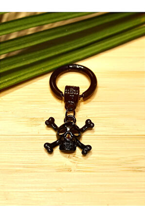 Monalisa Home Çelik Siyah Figürlü Unisex Küpe