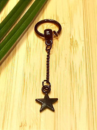 Monalisa Home Çelik Siyah Figürlü Unisex Küpe