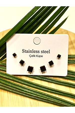 Monalisa Home 3 Çift Renkli Kiraz Küpe