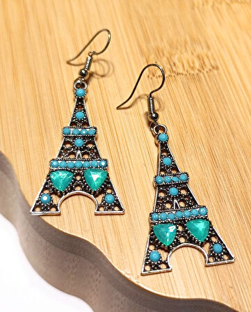 Monalisa Home Lüks Renkli Figürlü Otantik Küpe