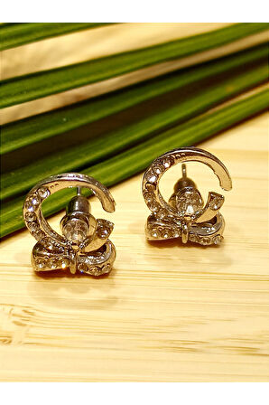 Monalisa Home  Taşlı incilil  Figürlü Minik Lüks Küpe