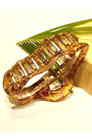 Monalisa Home 11 cm Lüks Gösterişli  Parlak Renkli Kıstırma Toka