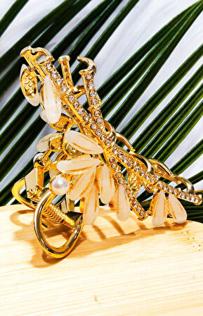 Monalisa Home 7 cm Lüks Parlak Taşlı Toka