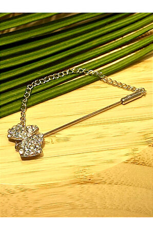 Monalisa Home Lüks Gösterişli Metal Yaka İğnesi